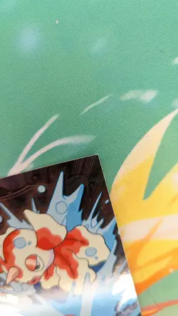 Pokemon Topps Series 3 #118 Goldeen Holo Foil Blue Logo - Image 2