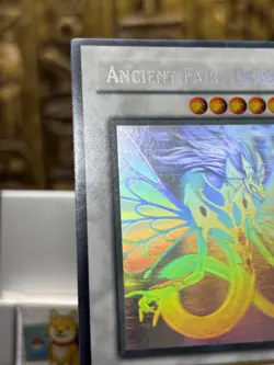 Yugioh Ancient Fairy Dragon (Ghost Rare) ANPR-EN040 Ancient Prophecy 2009 - Image 3