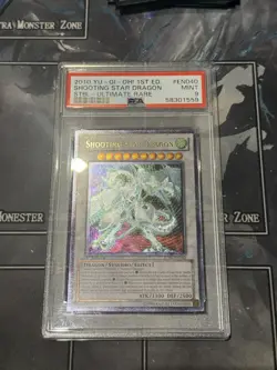 Yu-Gi-Oh! Shooting Star Dragon 1st Edition Ultimate Rare STBL-EN040 PSA 9 MINT - Image 1
