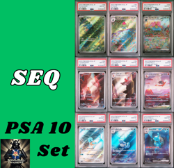 SEQ /NON SEQ PSA 10 Charizard 201 Venusaur Blastoise SAR AR Complete Set 9 151 - Image 1