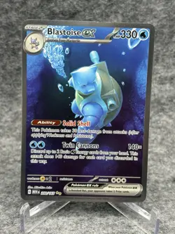 Pokemon TCG Blastoise ex 200/165 SV: Scarlet & Violet 151 SIR Near Mint - Image 1
