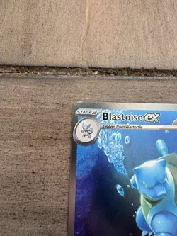 Blastoise ex 200/165 Sv: Scarlet & Violet 151 Holo, Pokemon TCG Card - Image 3