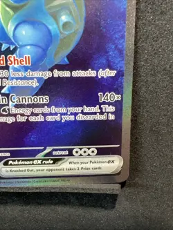 Blastoise ex 200/165 Special Illustration Rare Scarlet & Violet 151 Nm - 6 - Image 5