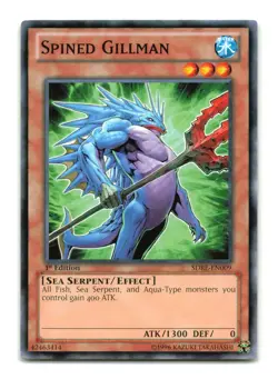 Spined Gillman - SDRE-EN009 1st Edition - YuGiOh-LP - Image 1