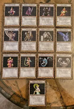 Yugioh Dungeondice Monters 13 Card Lot With 2 Figurines and 10 Dice - Image 2