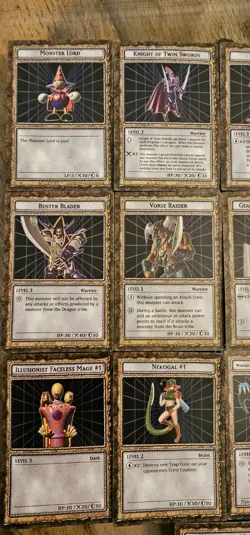 Yugioh Dungeondice Monters 13 Card Lot With 2 Figurines and 10 Dice - Image 3