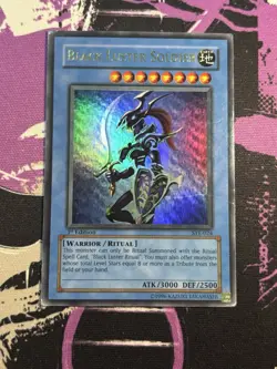 Yugioh Black Luster Soldier SYE-024 Ultra Rare 1st Edition MP - Image 5