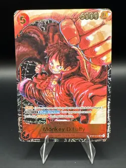 One Piece TCG Monkey D Luffy SR Alt Art Awakening Of New Era English ST01-012 - Image 1