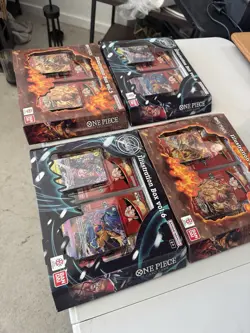 One Piece TCG Illustration Box Vol 5 & Vol 6 English 4 x Box LOT OP-13 PRB-02 - Image 2