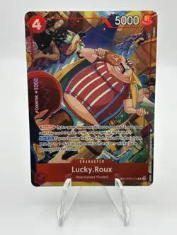 One Piece Lucky.Roux (TR) Treasure Rare OP09-015 A Fist of Divine Speed - Image 1