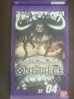 One Piece TCG: Animal Kingdom Pirates Starter Deck ST04 Official Sealed 811039038335 - Image 1