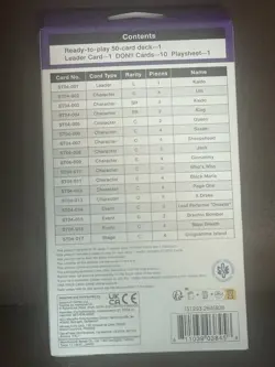 One Piece TCG: Animal Kingdom Pirates Starter Deck ST04 Official Sealed 811039038335 - Image 5