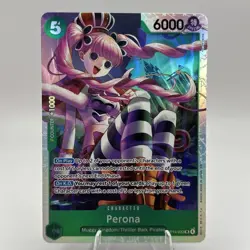 Perona - OP14-033 -One Piece TCG English - The Azure Sea's Seven SR Foil - Image 1