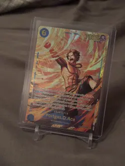 Portgas.D.Ace OP13-119 Carrying On His Will One Piece TCG - SEC - Mint - Image 1