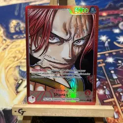 One Piece Shanks English OP09-001 ALT Leader Emperors In The New World New Set - Image 1