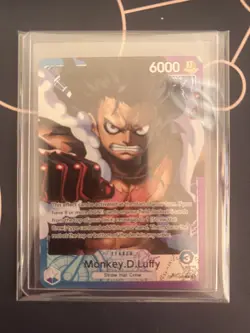 Monkey D. Luffy Alt Art Leader OP11-040 A Fist of Divine Speed - Image 1