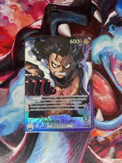 Monkey D. Luffy Alt Art Leader OP11-040 A Fist of Divine Speed English - Image 1