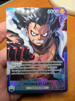 Monkey D. Luffy Alt Art Leader OP11-040 A Fist of Divine Speed, English, NM - Image 1