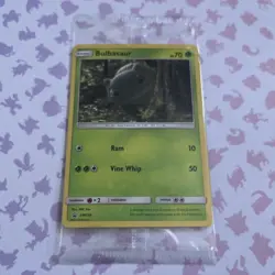 Sealed Bulbasaur SM198 Detective Pikachu Black Star Promo English Pokemon Card - Image 1