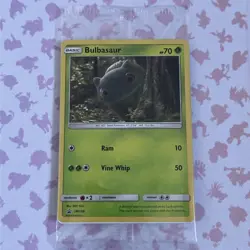 Sealed Bulbasaur SM198 Detective Pikachu Black Star Promo English Pokemon Card - Image 1