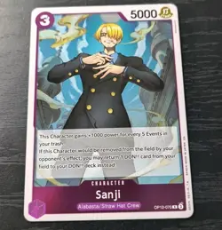 One Piece CCG Sanji Legacy Of The Master R Foil Card OP12-070 NM - Image 1