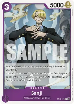 [4x] Sanji (070) OP12-070 Legacy of the Master Foil - Image 2