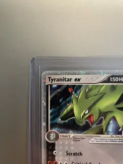 Pokemon TCG Tyranitar EX 17/17 Pop Series 1 Ultra Rare Holo Card Excellent - Image 3