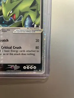 Pokemon TCG Tyranitar EX 17/17 Pop Series 1 Ultra Rare Holo Card Excellent - Image 5