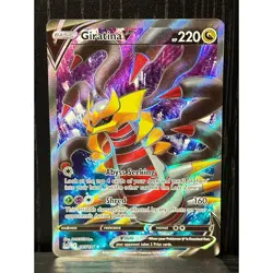2022 Pokemon Giratina V Full Art (185/196) SWSH Lost Origin NM - Image 1