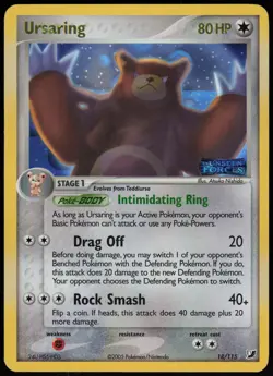 Ursaring 18/115 Unseen Forces Reverse Holo Rare Pokemon Card - NM - Image 1