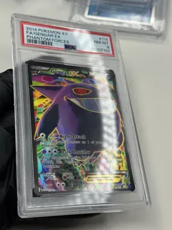 Gengar EX #114 PSA 8 MINT Full Art 2014 XY Pokemon Phantom Forces very low pop - Image 5