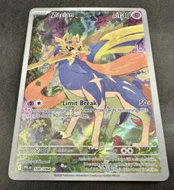 Zacian 100/094 - Me02: Phantasmal Flames Pokemon Trading Card Game Holo - NM/M - Image 2
