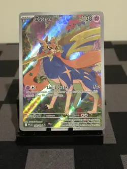 Pokemon TCG Zacian 100/094 Me02: Phantasmal Flames Holo Mint/NM - Image 1