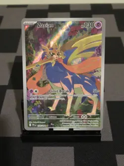 Pokemon TCG Zacian 100/094 Me02: Phantasmal Flames Holo Mint/NM - Image 2