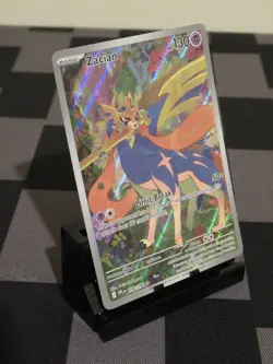 Pokemon TCG Zacian 100/094 Me02: Phantasmal Flames Holo Mint/NM - Image 3