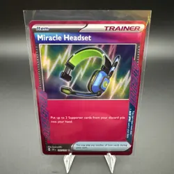 Miracle Headset 183/191 Surging Sparks Ace Spec Trainer Card Pokemon TCG Pokemon - Image 1