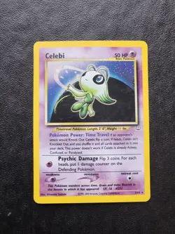 Pokemon TCG Celebi Neo Revelation Holo Rare Card 3/64 Unlimited - Image 1