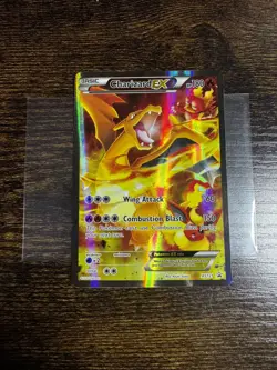 Charizard EX XY121 Black Star Promo Full Art Holo Pokemon Card MP - Image 2
