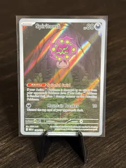 Pokemon TCG Spiritomb 148/132 2025 Mega Evolution Illustration Rare Card - NM - Image 1