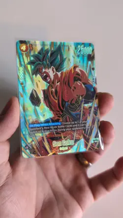 Son Goku FB02-119 SSB 1st Anniversary Promo Alternate Art Dragon Ball Card - Image 2