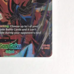 Son Goku FB02-119 SSB 1st Anniversary Promo Alternate Art Dragon Ball Card - Image 5