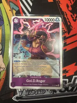 Gol.D.Roger P-107 Promo Character Card One Piece 10000 Power - Image 1