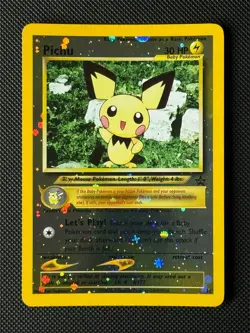 Pokemon Cards Pichu 35 Reverse Holo Wizards Black Star Promos Promo NM - Image 1