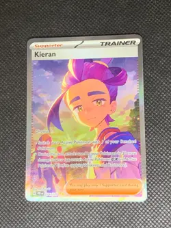 Kieran 174/131 SIR - Prismatic Evolutions Pokemon Card - NM - Image 1