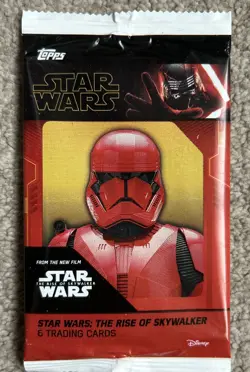 Topps Star Wars Rise Of Skywalker Trading Cards Sealed Pack - Image 1