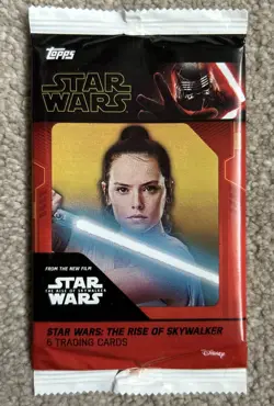 Topps Star Wars Rise Of Skywalker Trading Cards Sealed Pack - Image 1