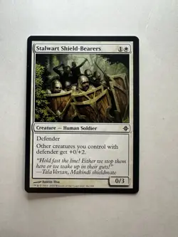 Stalwart Shield-Bearers LP Rise of the Eldrazi Mtg Lightly Played Creature - Image 1
