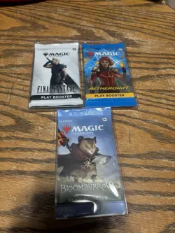 Lot of 3 mtg Magic The Gathering Unopened Booster packs - Image 1