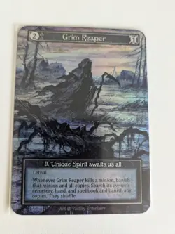 Grim Reaper Foil Sorcery Contested Realm NM - Image 1