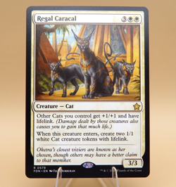 Regal Caracal | 579 | Rare | Regular | Foundations | MTG | See Shipping Promos - Image 1
